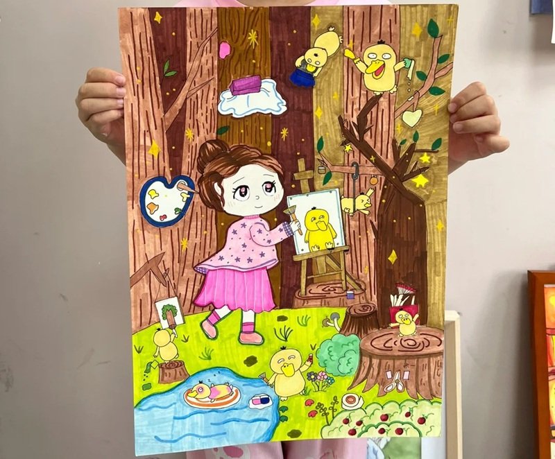 tranh chủ đề nghề nghiệp 1