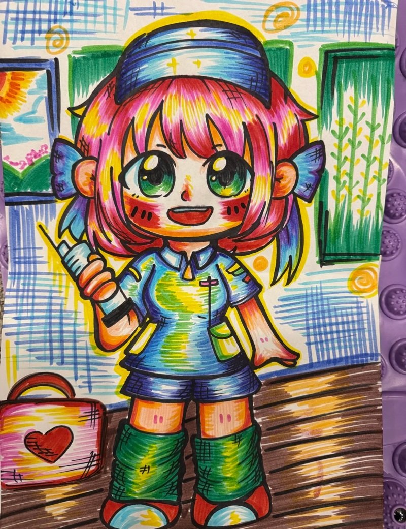 tranh chủ đề nghề nghiệp 26