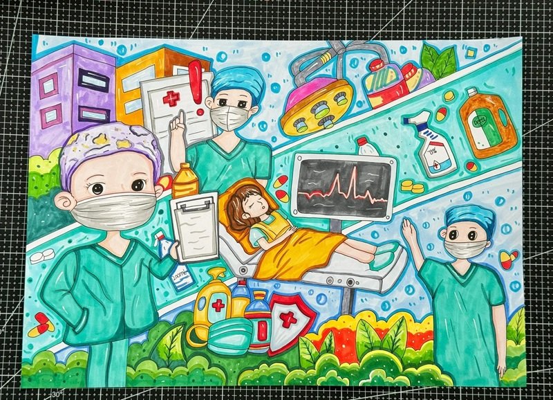 tranh chủ đề nghề nghiệp 27