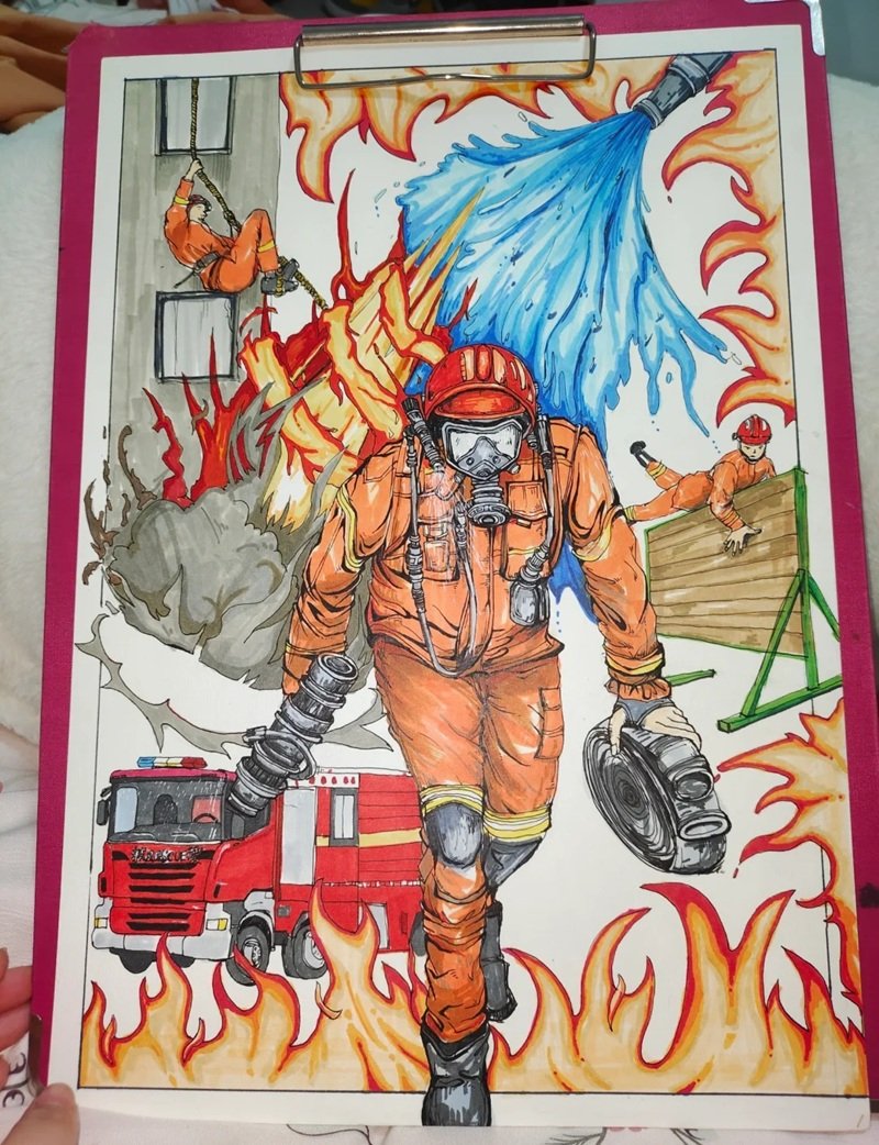 tranh chủ đề nghề nghiệp 30