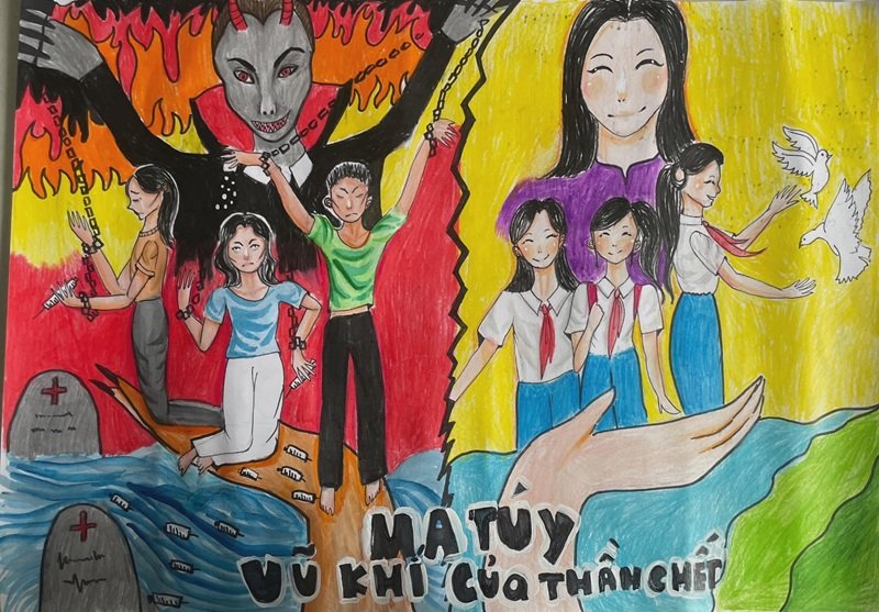 tranh phòng chống ma túy 1