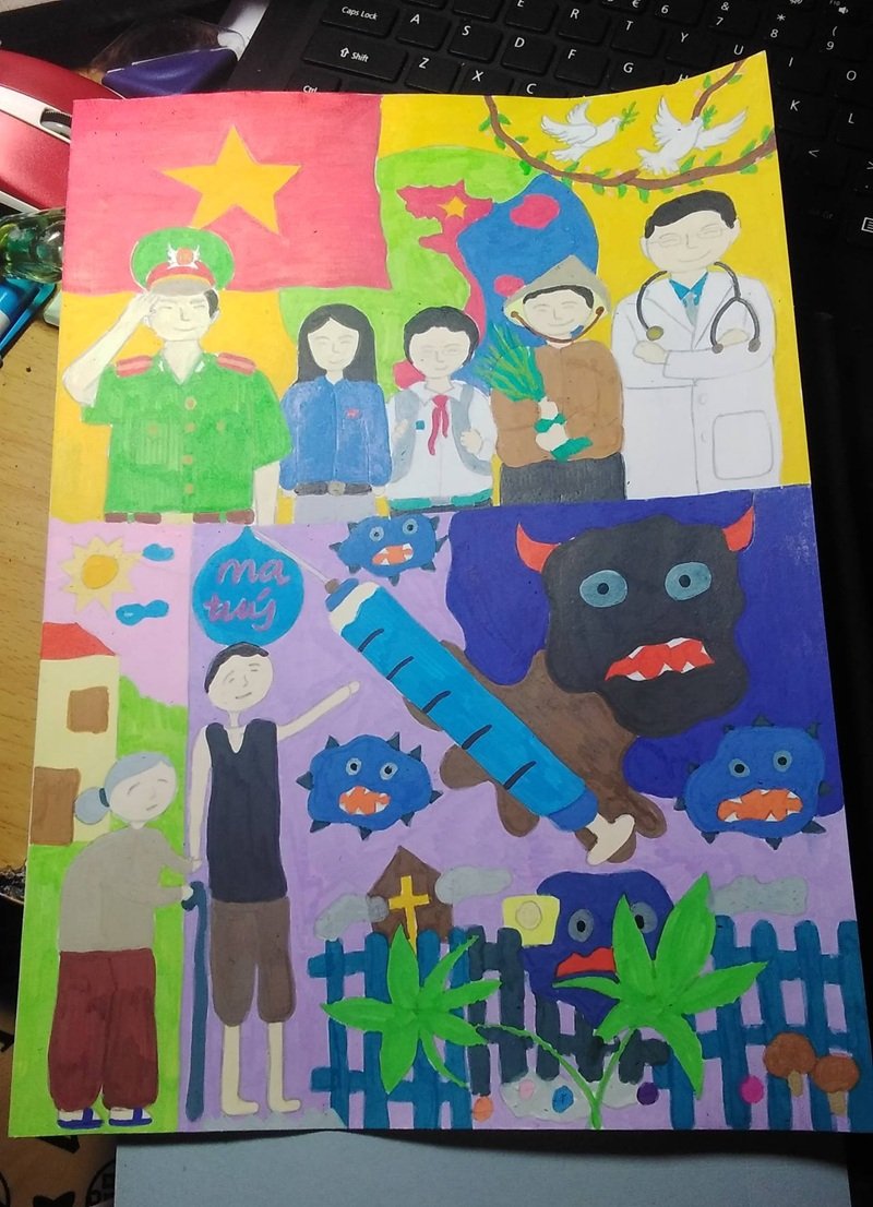 tranh phòng chống ma túy 11