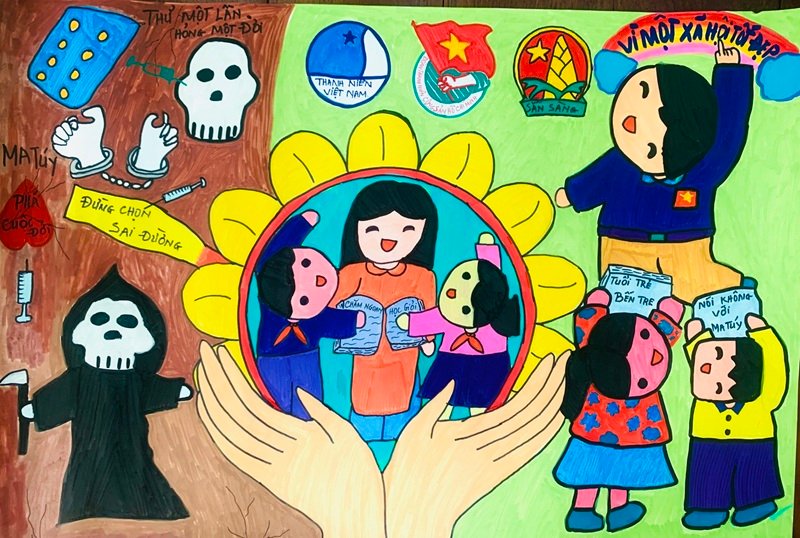 tranh phòng chống ma túy 17