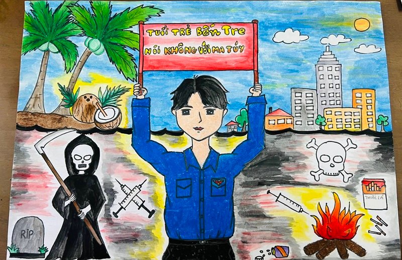 tranh phòng chống ma túy 22