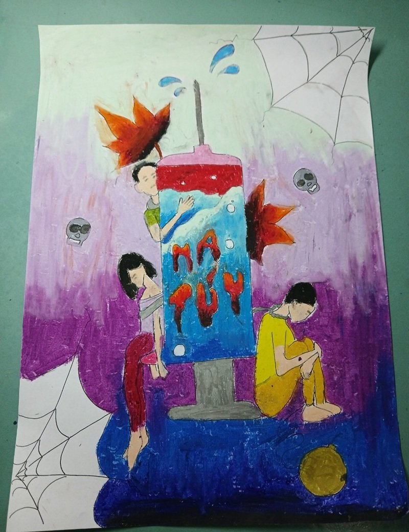 tranh phòng chống ma túy 35