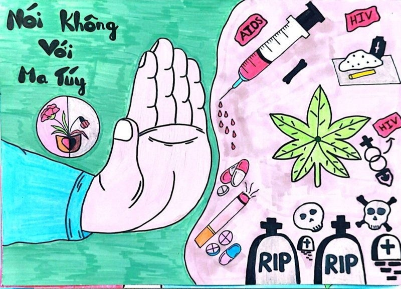 tranh phòng chống ma túy 37