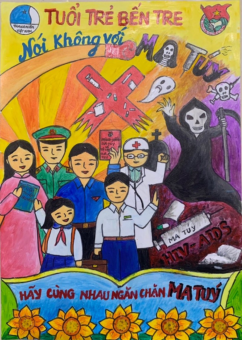 tranh phòng chống ma túy 40