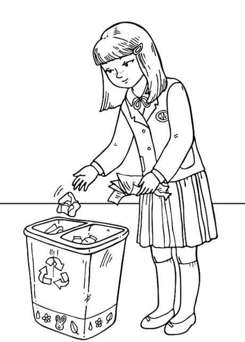tranh tô màu bảo vệ môi trường 26