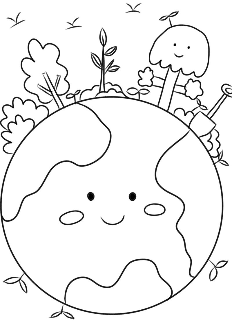 tranh tô màu bảo vệ môi trường 38