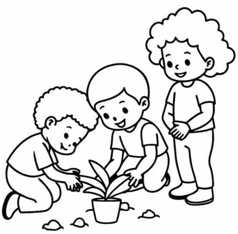 tranh tô màu bảo vệ môi trường 7