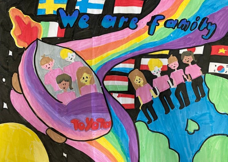 tranh vẽ chiếc ô tô mơ ước 24