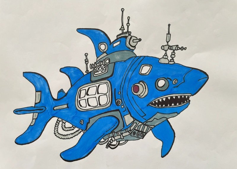 tranh vẽ chiếc ô tô mơ ước 31