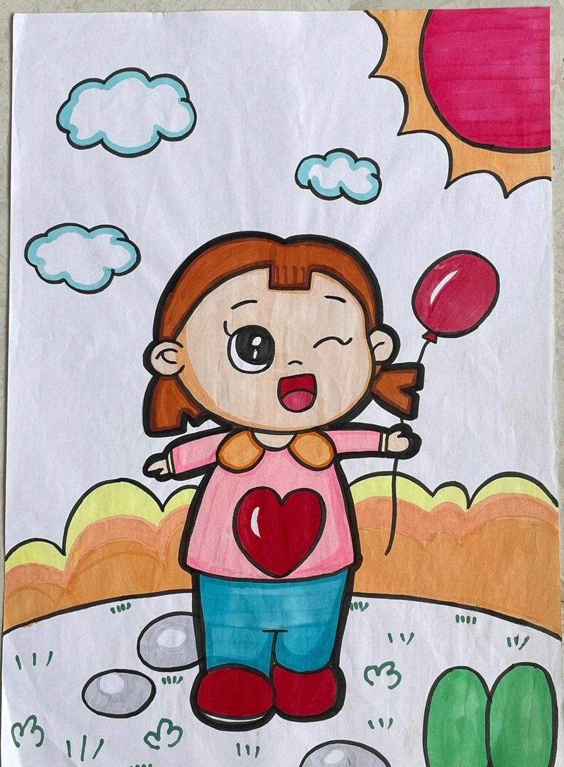 tranh vẽ ước mơ của em 12