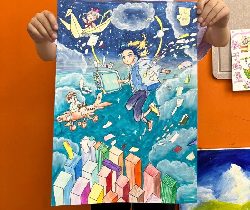 tranh vẽ ước mơ của em 2