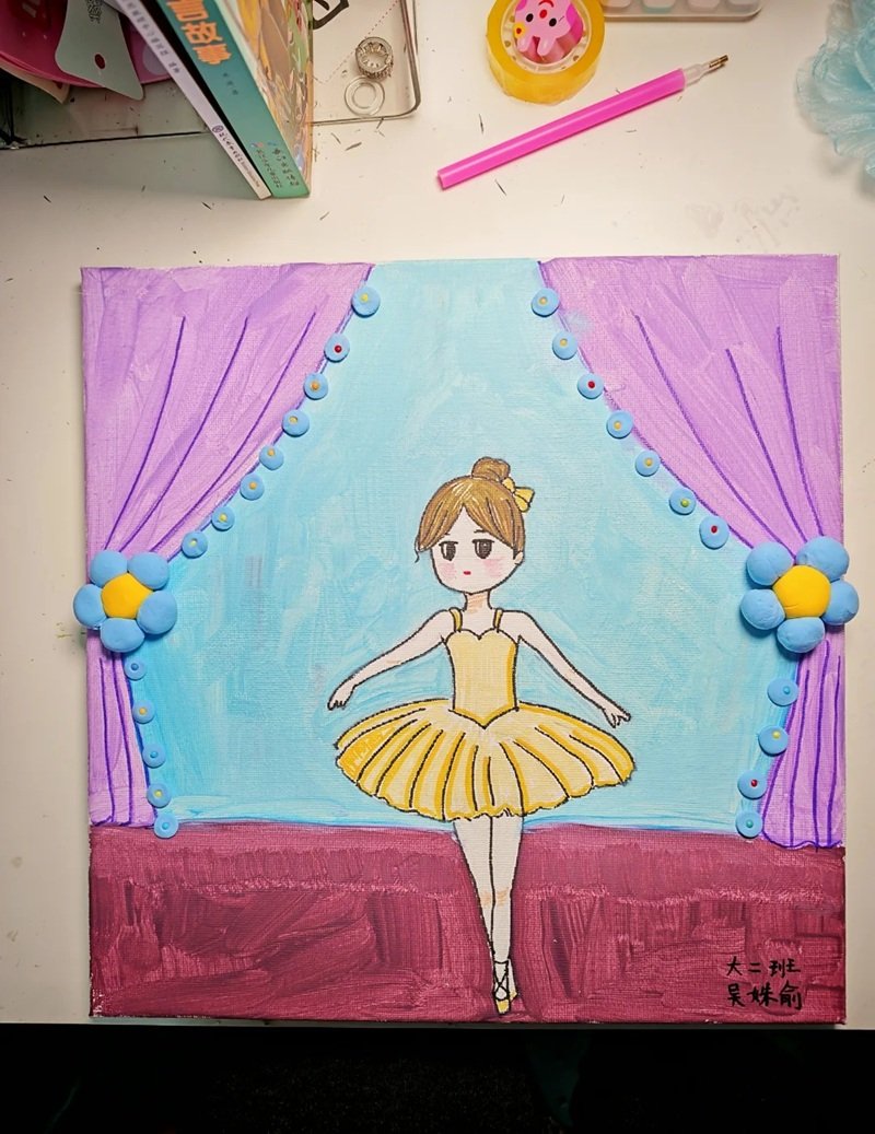 tranh vẽ ước mơ của em 20