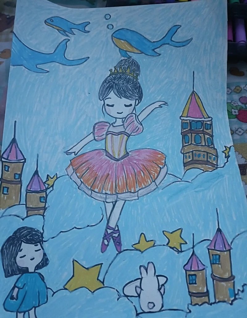 tranh vẽ ước mơ của em 21