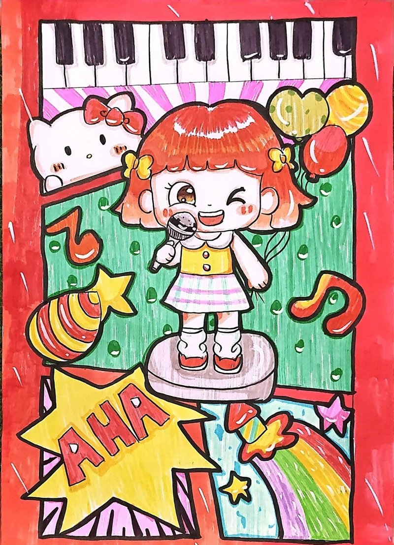 tranh vẽ ước mơ của em 25