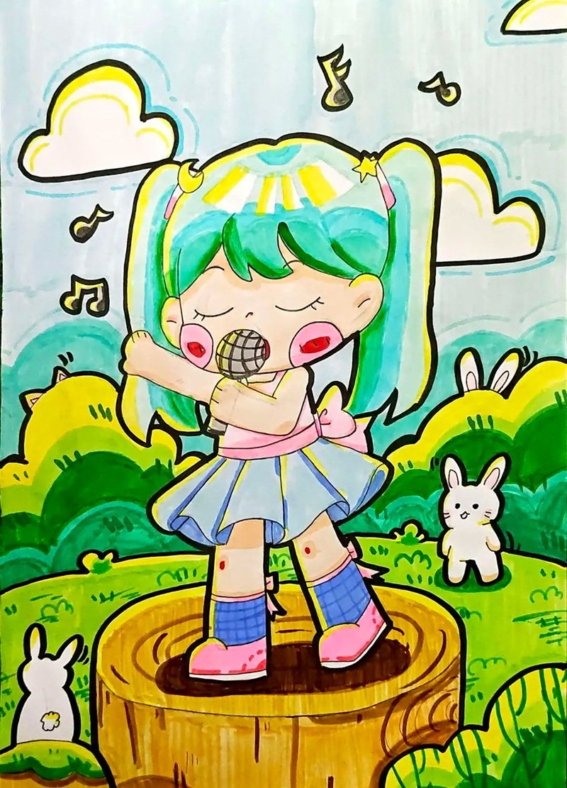 tranh vẽ ước mơ của em 26