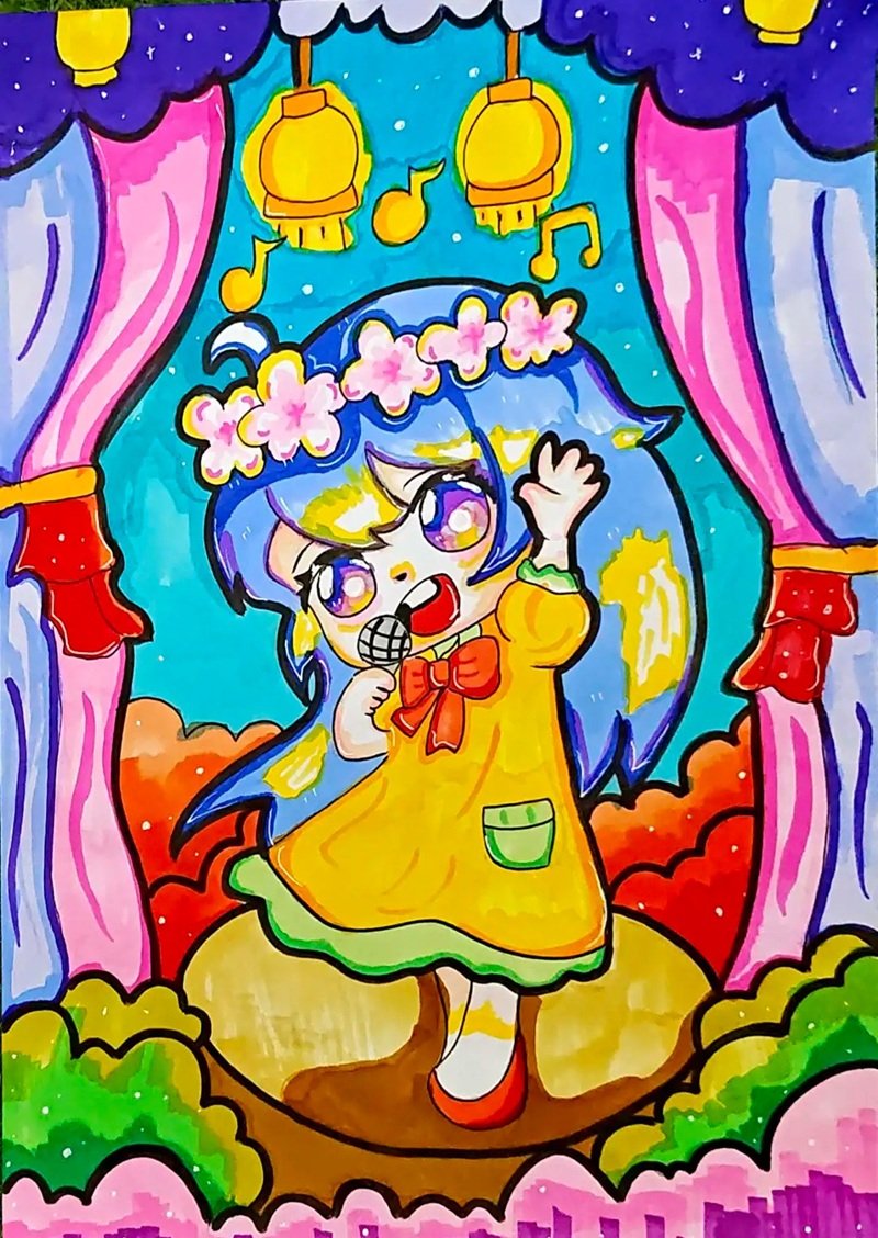 tranh vẽ ước mơ của em 28