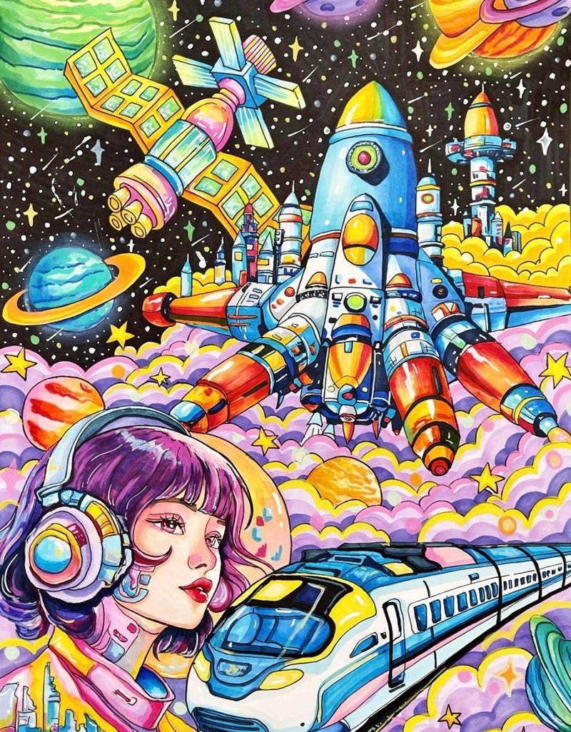 tranh vẽ ước mơ của em 31