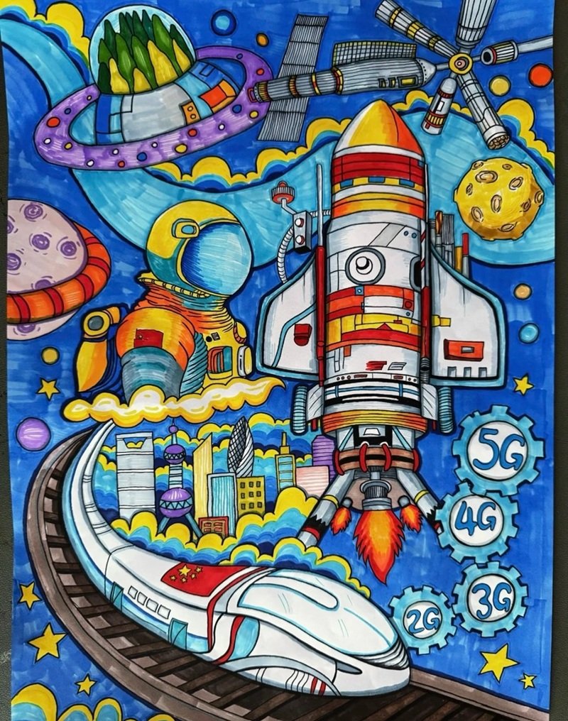 tranh vẽ ước mơ của em 32