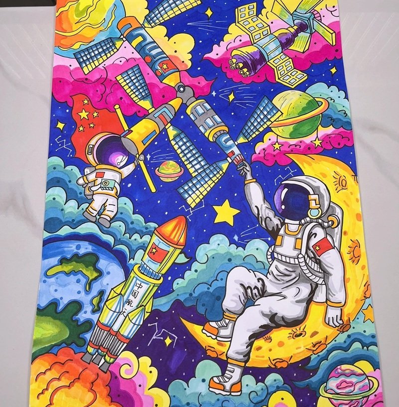 tranh vẽ ước mơ của em 35