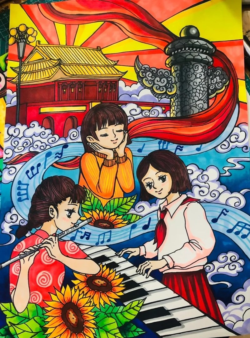 tranh vẽ ước mơ của em 38