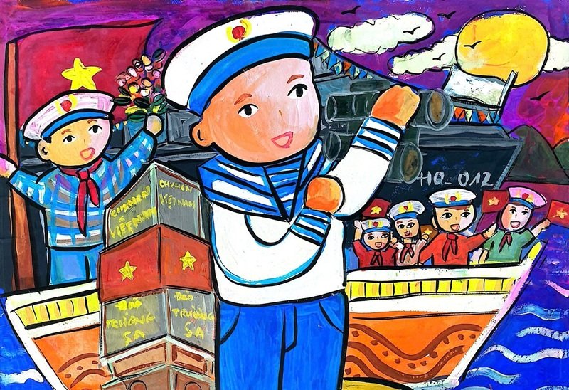 tranh vẽ ước mơ của em 5