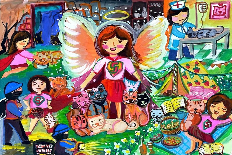 tranh vẽ ước mơ của em 6