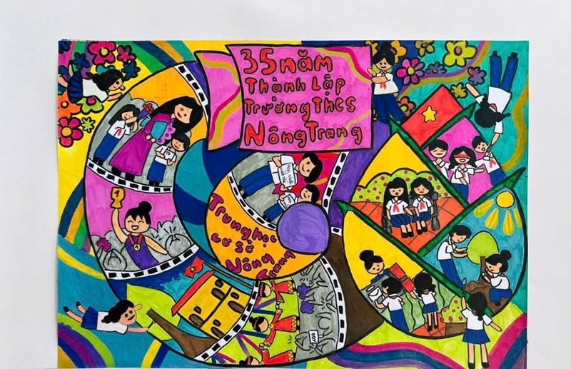 tranh vẽ về thầy cô 14