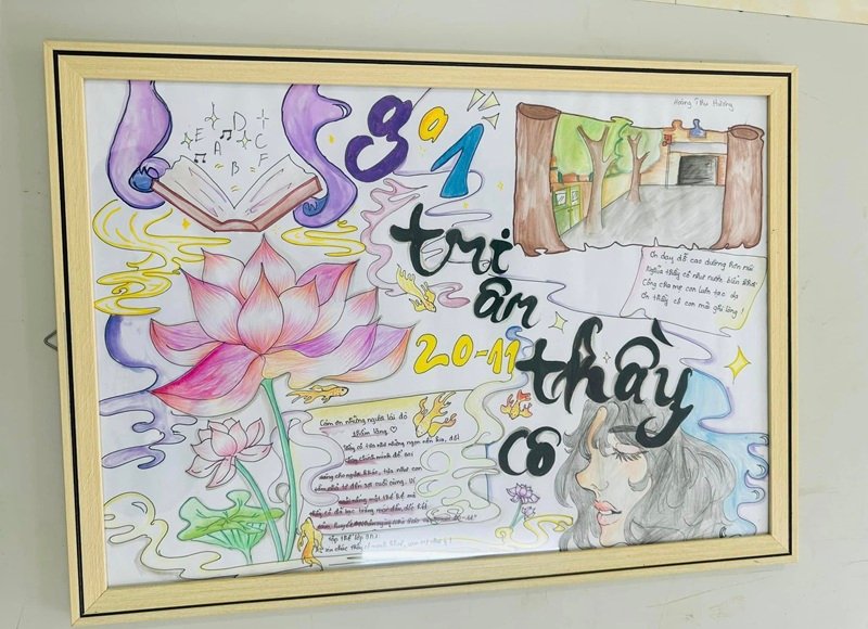 tranh vẽ về thầy cô 2