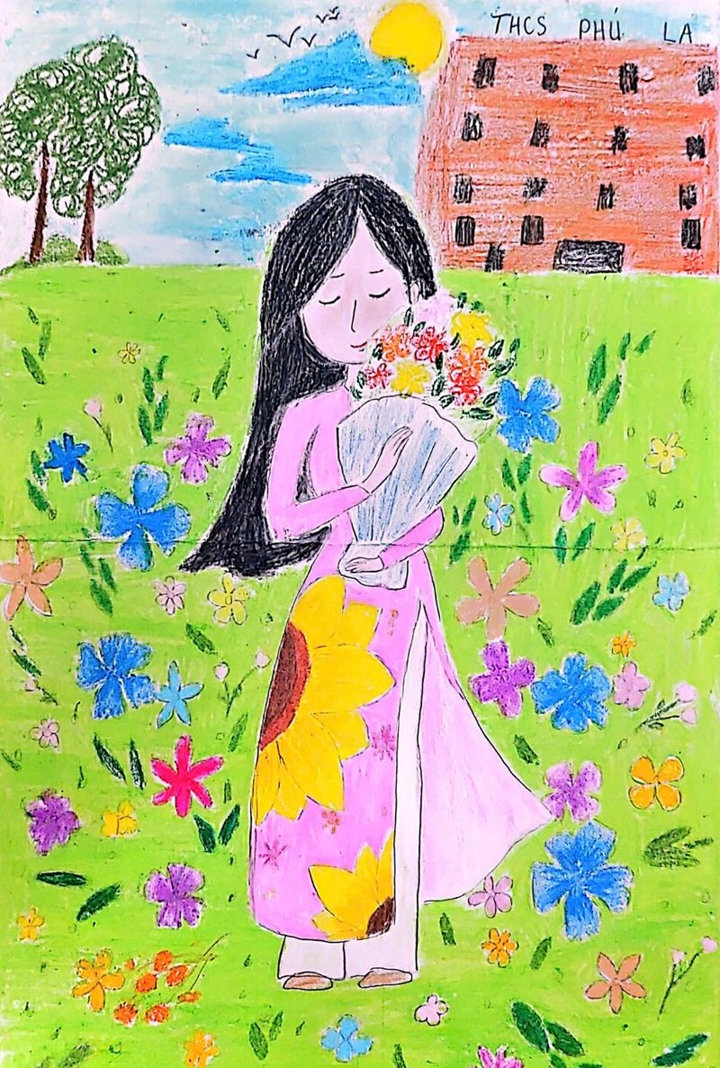 tranh vẽ về thầy cô 22