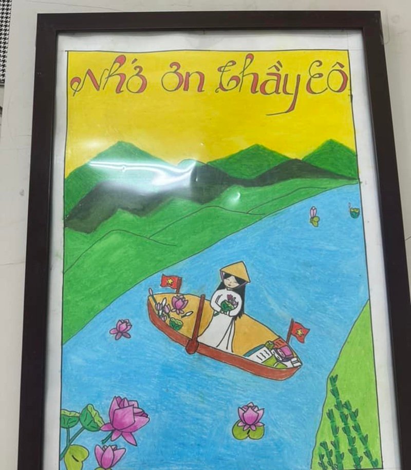 tranh vẽ về thầy cô 3