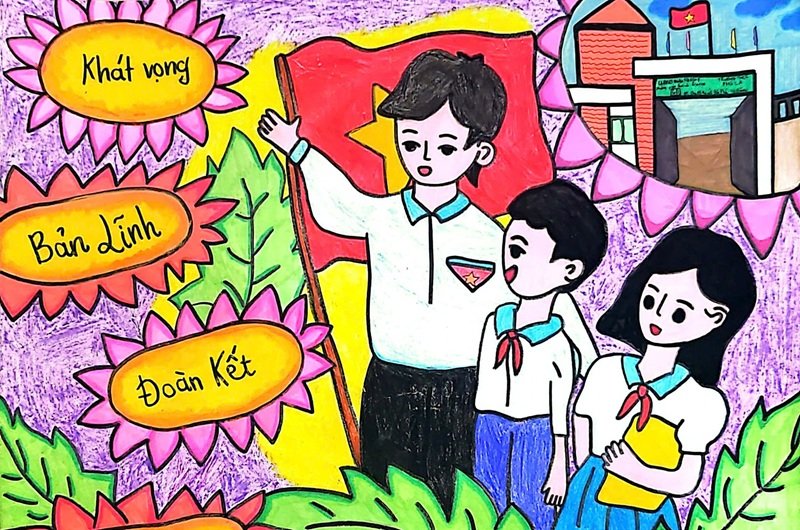 tranh vẽ về thầy cô 34