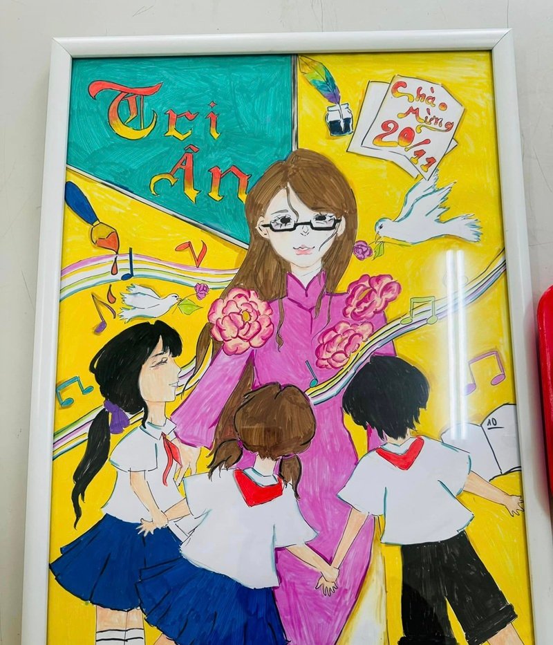 tranh vẽ về thầy cô 7