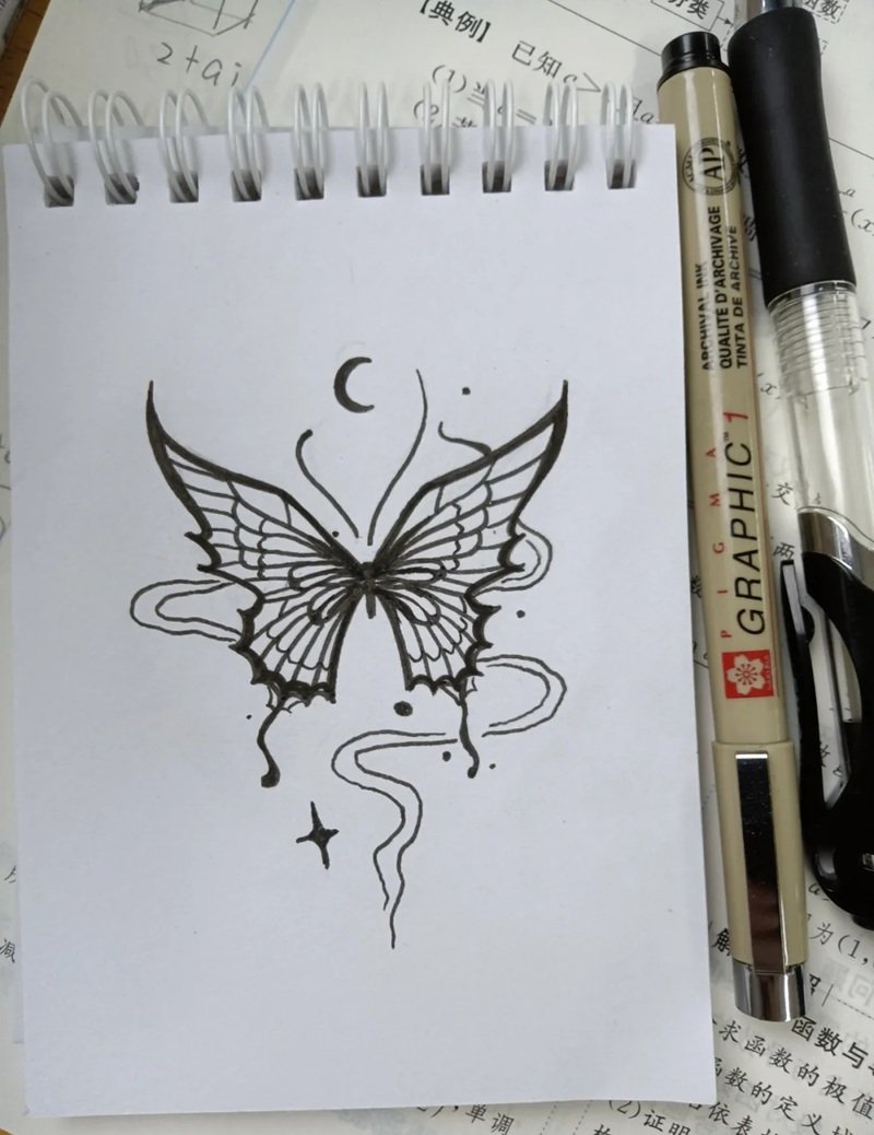vẽ bướm 37