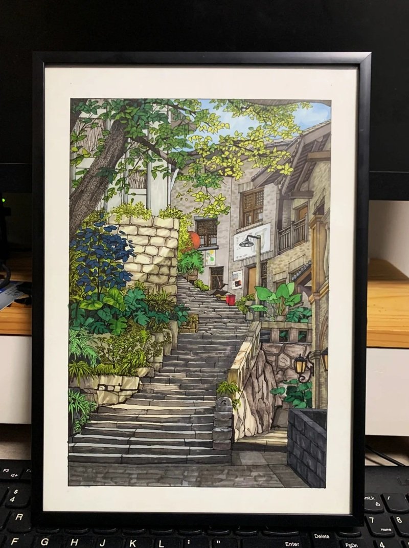 vẽ cảnh đẹp quê hương 15