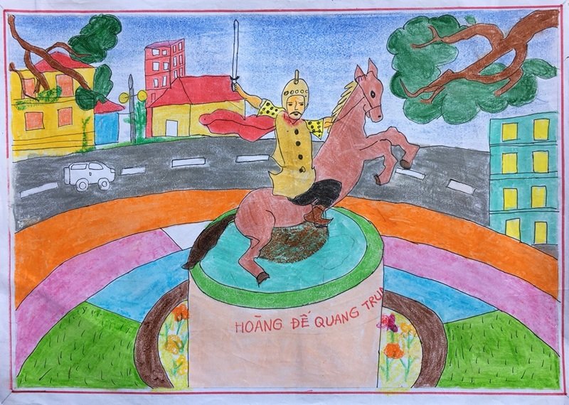 vẽ cảnh đẹp quê hương 3