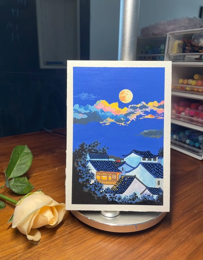 vẽ cảnh đẹp quê hương 30