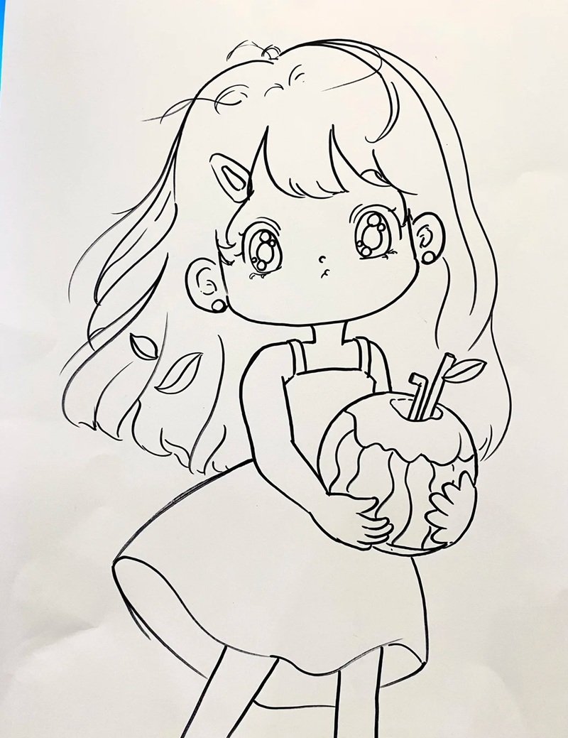 vẽ chibi nữ 13