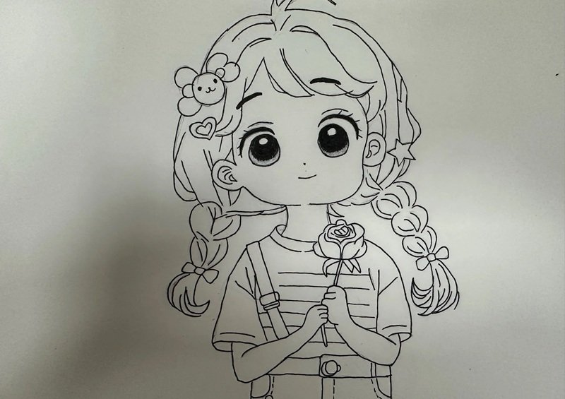 vẽ chibi nữ 40