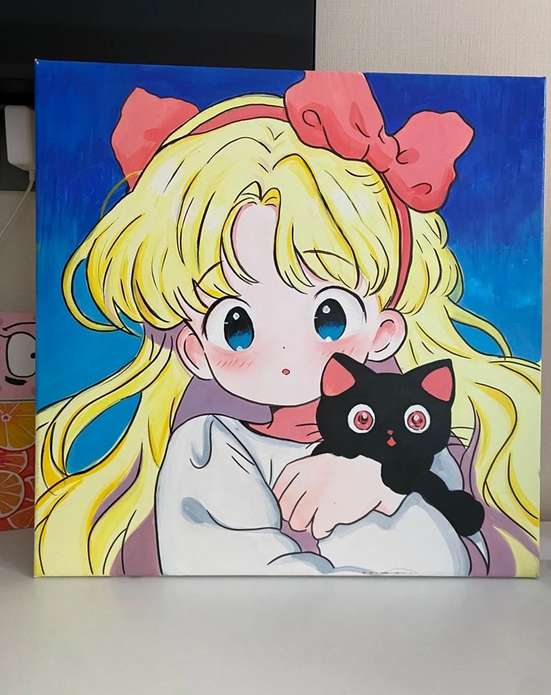 vẽ cô gái chibi cute 16