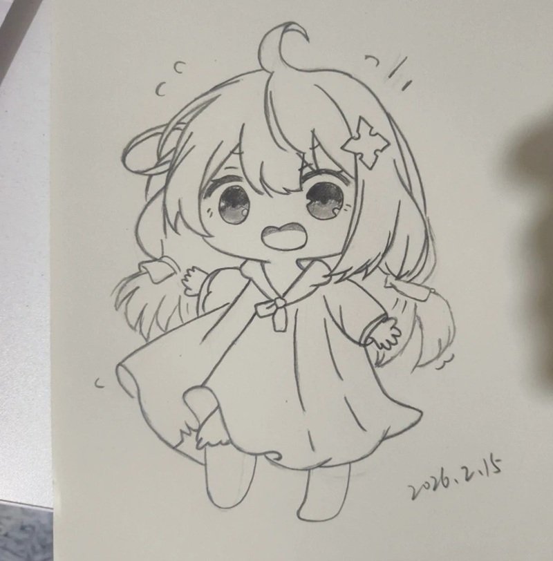 vẽ cô gái chibi cute 18