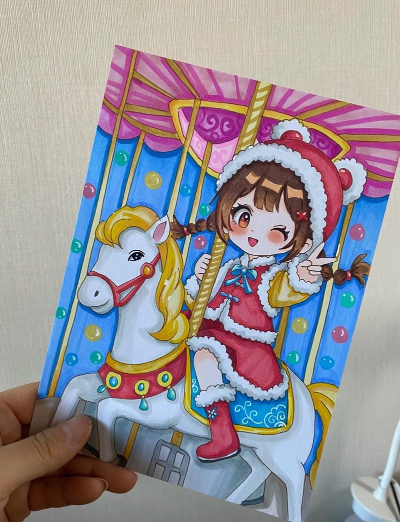 vẽ cô gái chibi cute 19