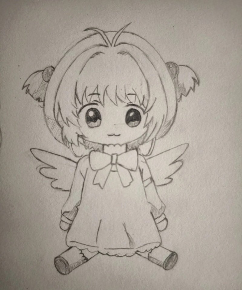 vẽ cô gái chibi cute 22