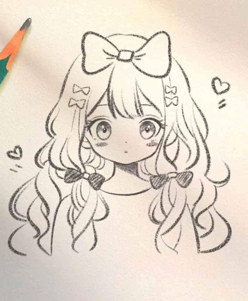 vẽ cô gái chibi cute 24