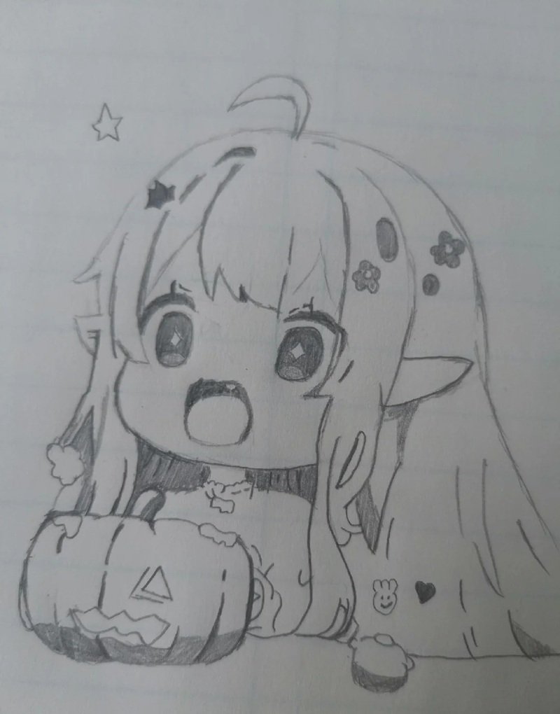 vẽ cô gái chibi cute 31