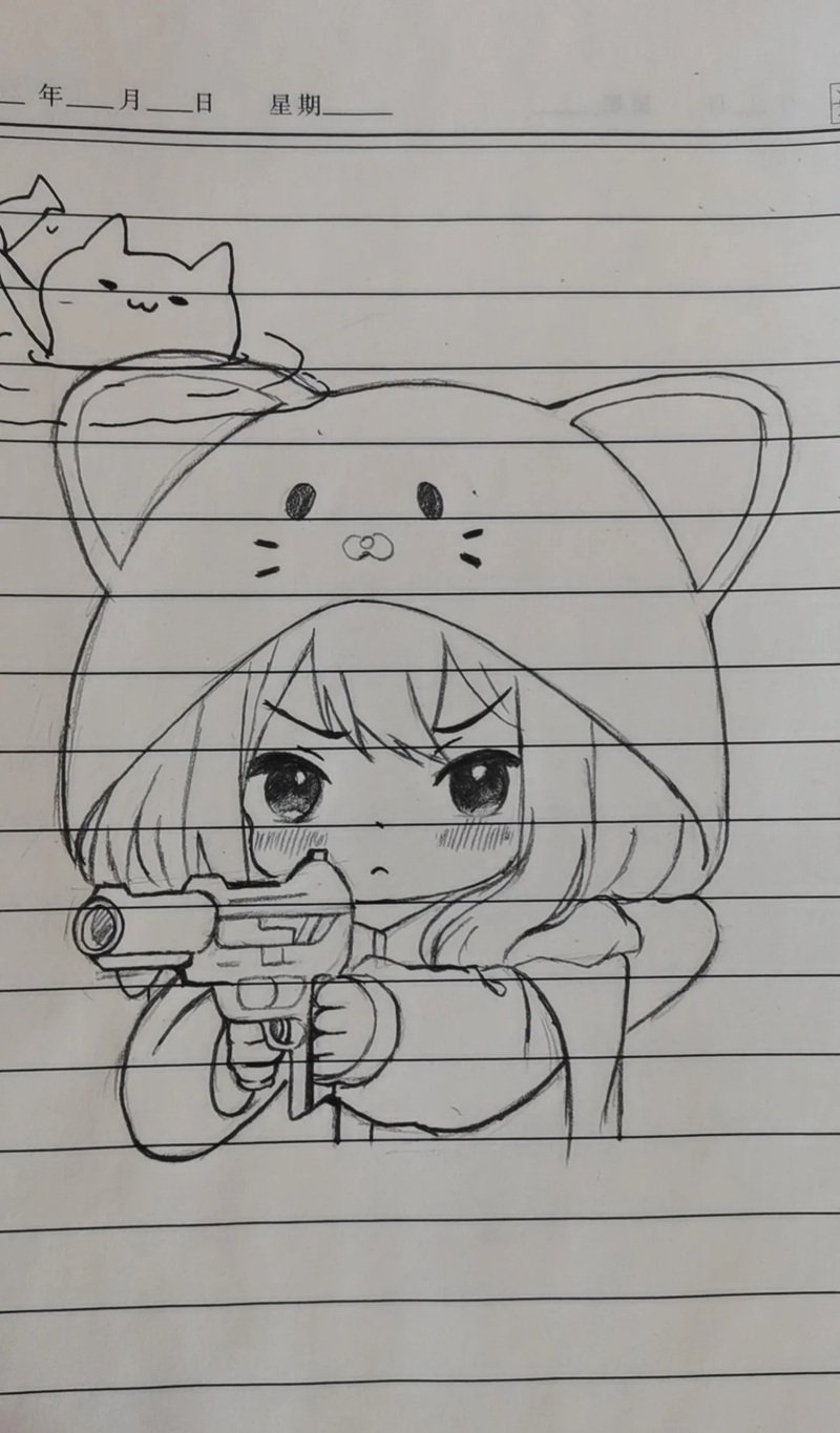 vẽ cô gái chibi cute 33