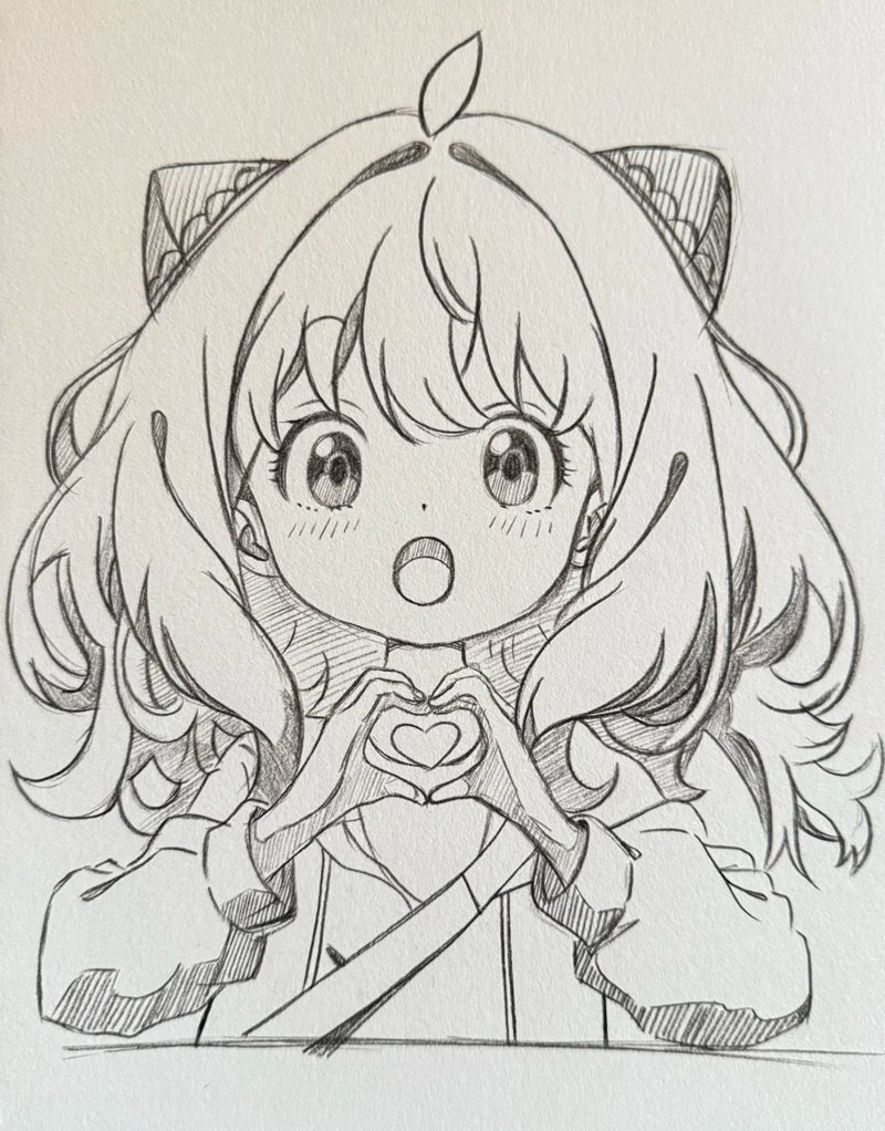 vẽ cô gái chibi cute 39