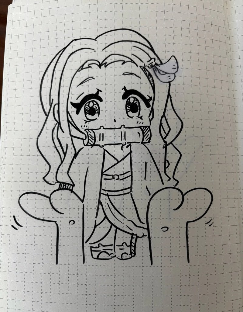 vẽ cô gái chibi cute 40